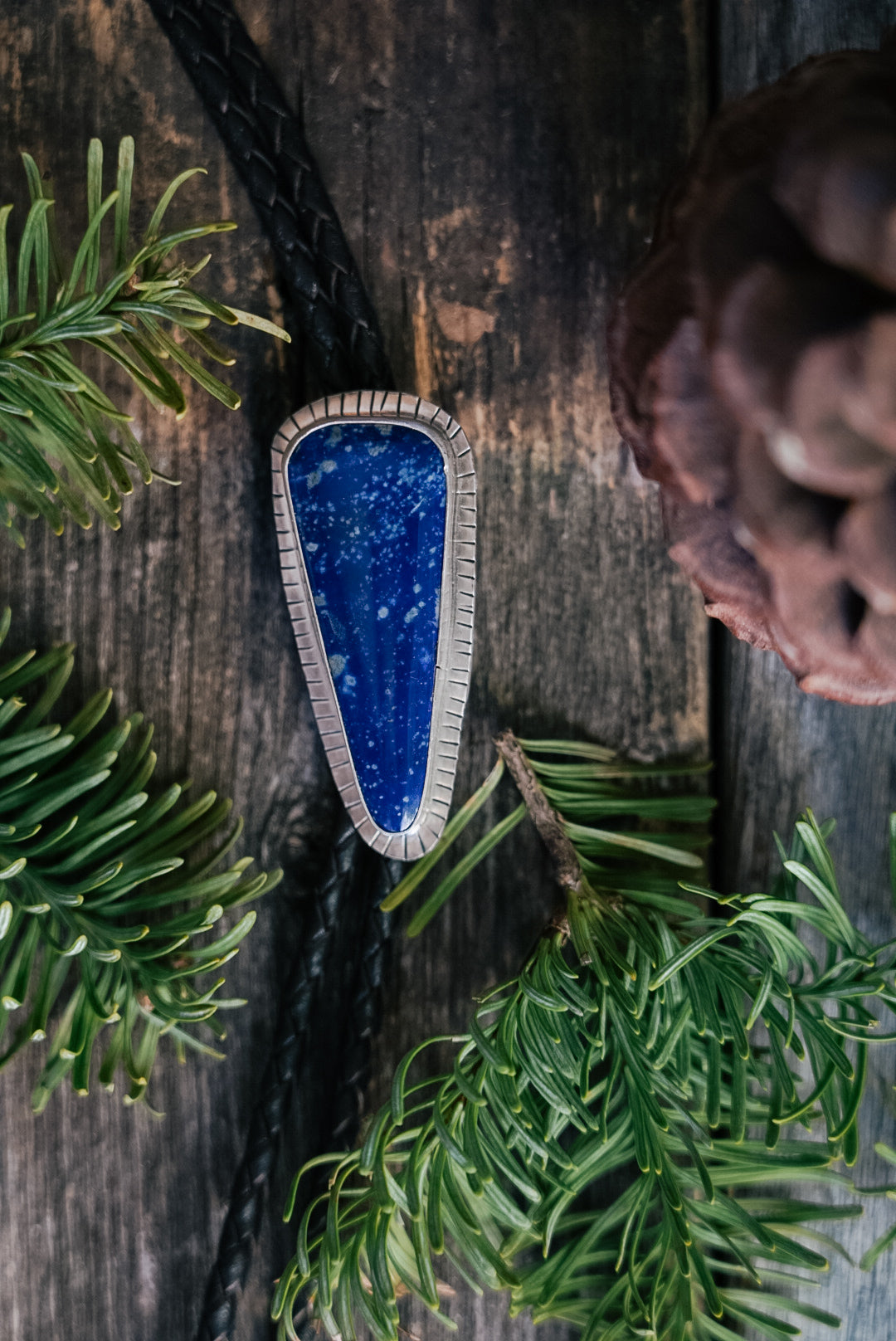 Lapis Lazuli Bolo Tie