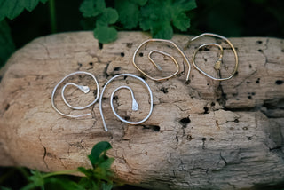 Serpent Swirl Earrings (Made to Order)