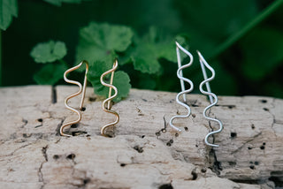 Switchback Earrings (Made to Order)