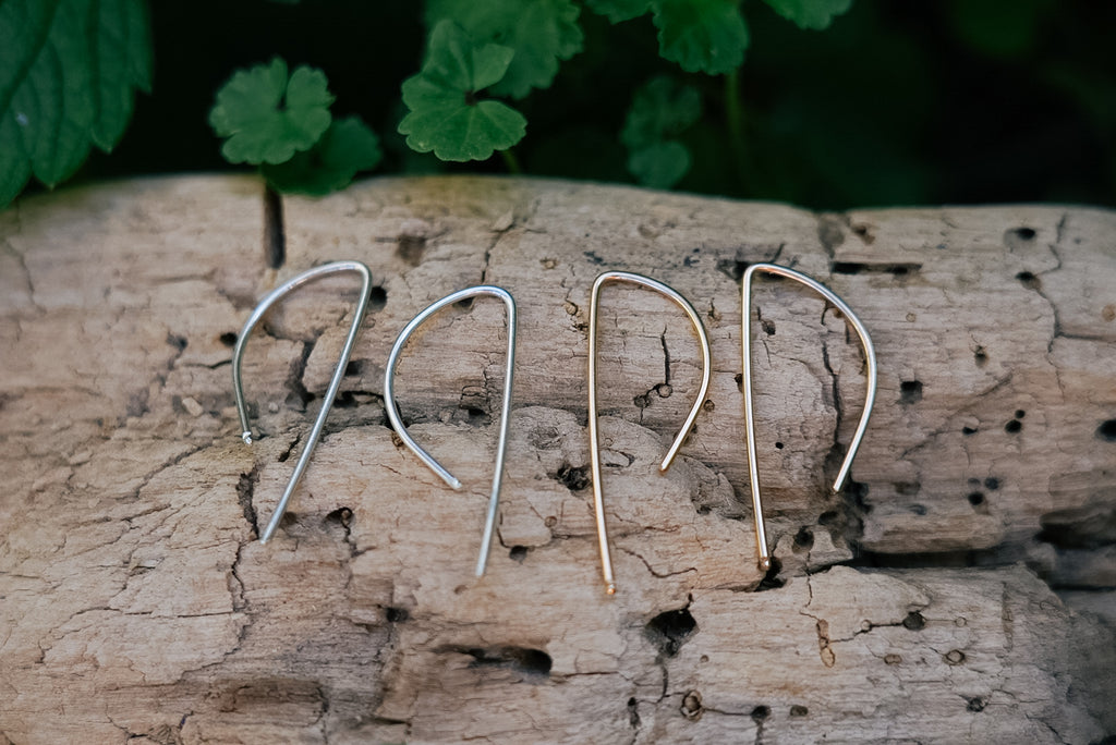 Slot Canyon Earrings (Made to Order) – Crooked Trails Silver