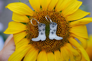 Cowgirl Boot Earrings (Made to Order)