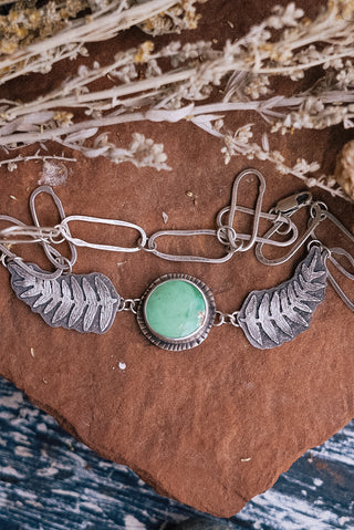 Fern Paperclip Chain Necklace