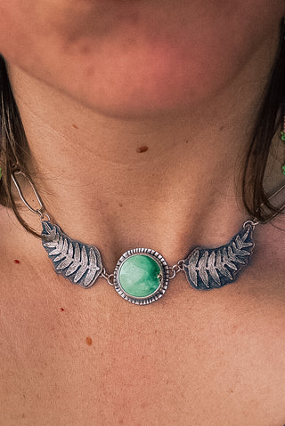Fern Paperclip Chain Necklace