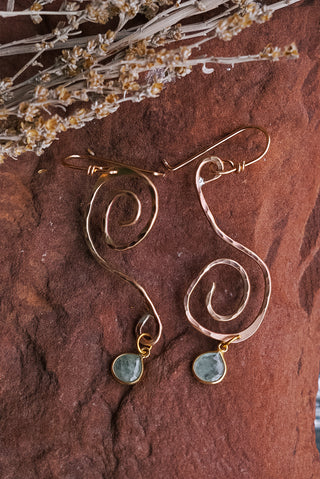 March Birthstone Earrings 2