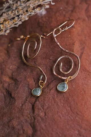 March Birthstone Earrings 2