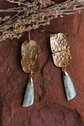 March Birthstone Earrings 1
