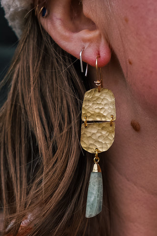 March Birthstone Earrings 1