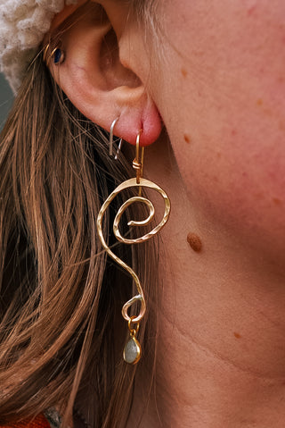 March Birthstone Earrings 2