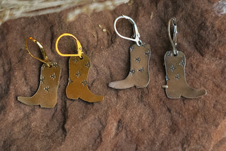 Cowgirl Boot Earrings (Made to Order)