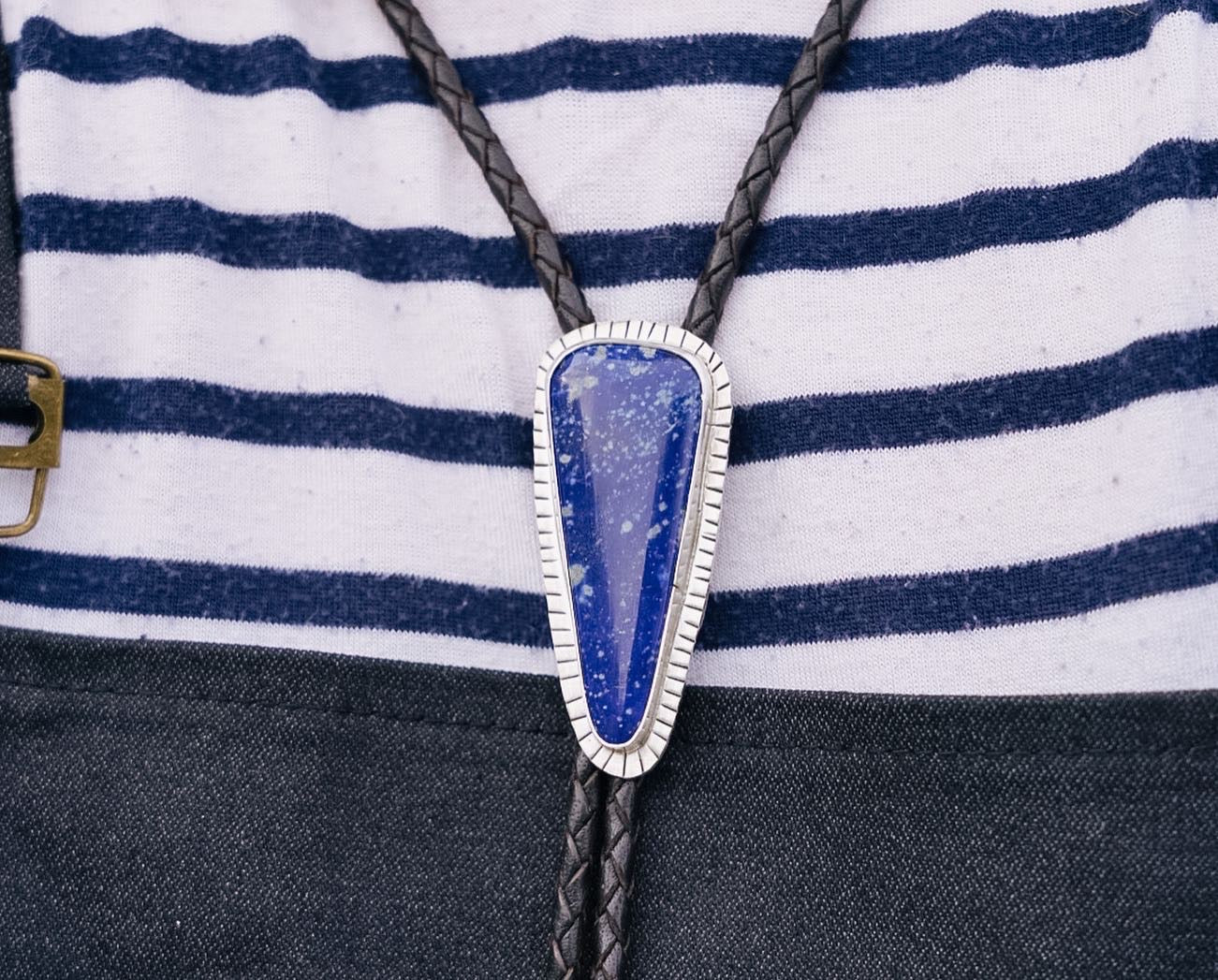 Lapis Lazuli Bolo Tie