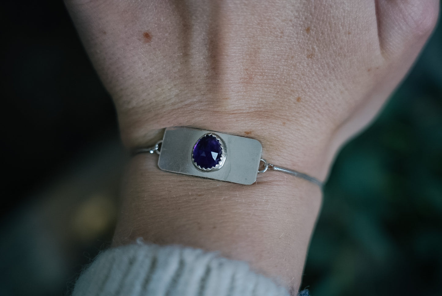 February Birthstone Bracelet