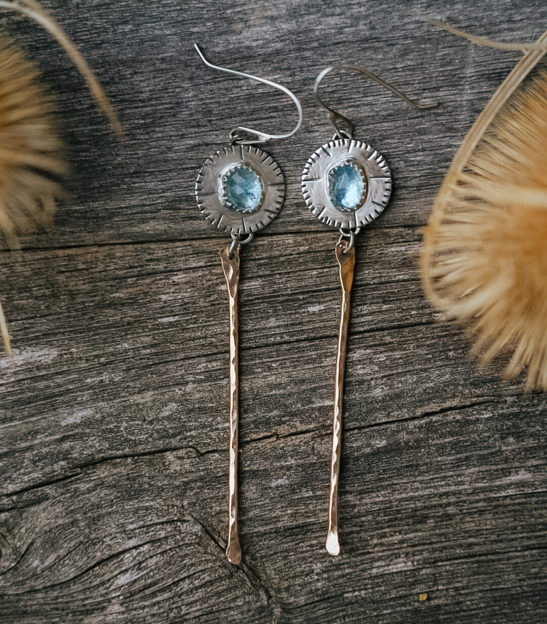 March Birthstone Earrings