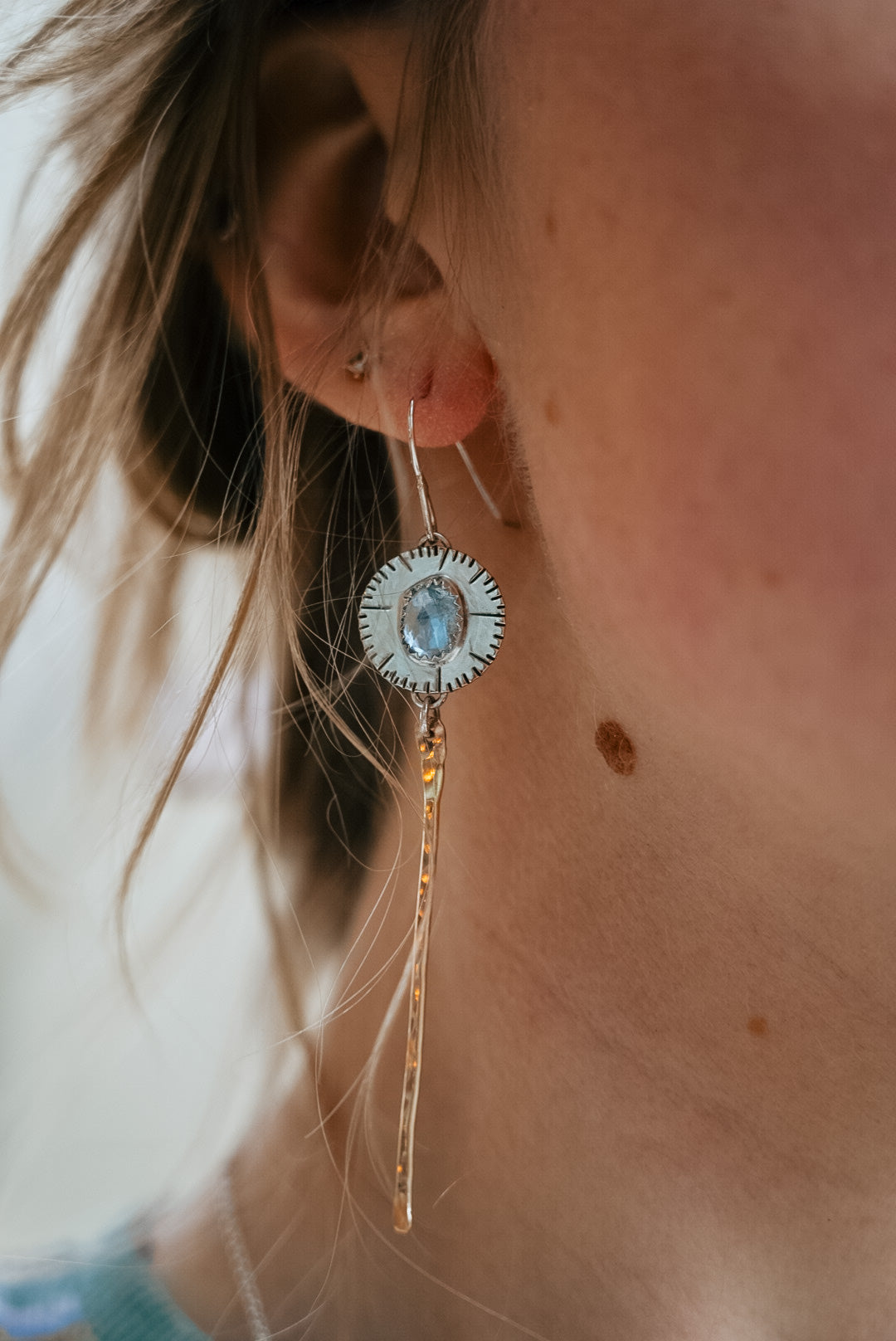 March Birthstone Earrings