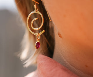 July Birthstone Earrings 1