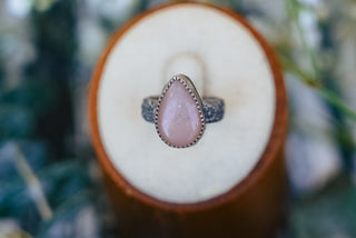 Pink Moonstone Ring (Size 4.5)