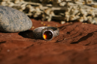 Amber Ring (Size 7)