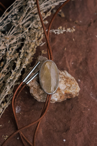 Rutilated Quartz Mini Bolo