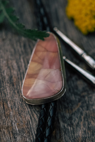 Willow Creek Jasper Braided Bolo Tie