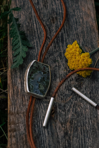 Moss Agate Mini Bolo