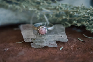 Pink Opal Ring (Size 6.5)