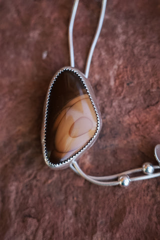 Bruneau Jasper Silver Bolo