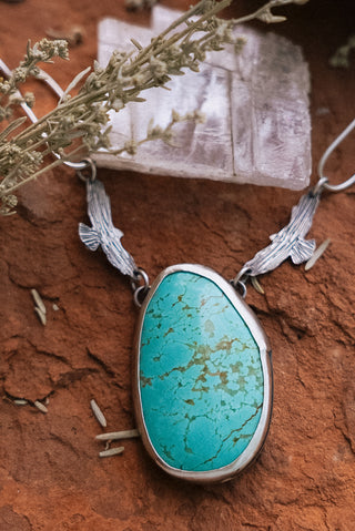 Birds in the Summer Sky Paperclip Chain Choker
