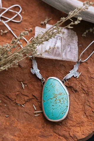 Birds in the Summer Sky Paperclip Chain Choker