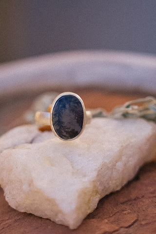 Dendritc Opal Ring (Size 8)
