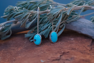 Turquoise Trail Danglers