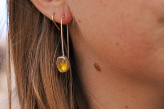 Amber Trail Danglers
