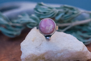 Peruvian Pink Opal Ring (Size 7)