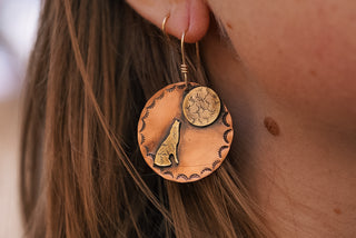 Wolf Moon Earrings