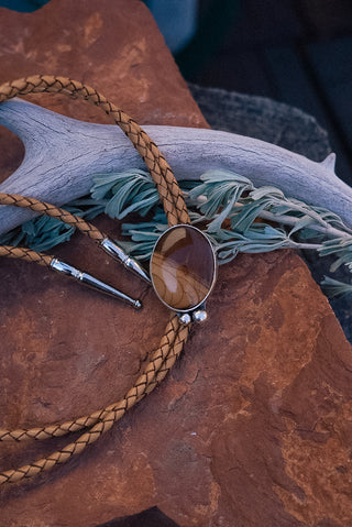 Bruneau Jasper Bolo Tie