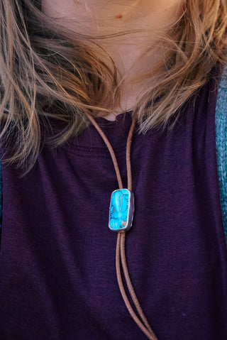Turquoise Composite Mini Bolo