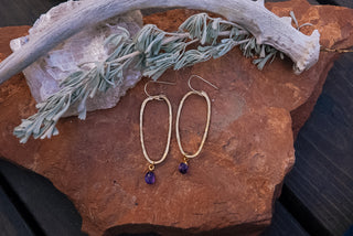 February Birthstone Earrings 1