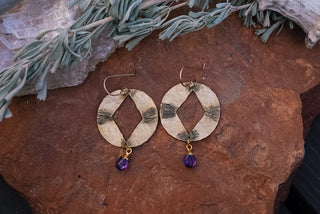 February Birthstone Earrings 2