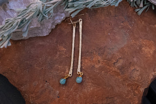 March Birthstone Earrings 1