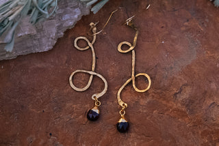 January Birthstone Earrings 1