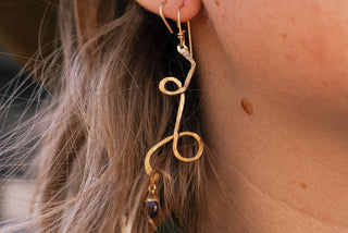 January Birthstone Earrings 1