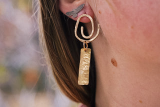 Spiral Jetty Earrings (Made to Order)