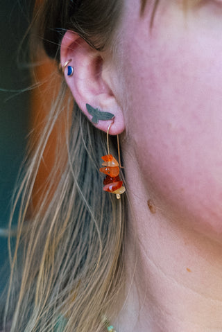 Carnelian Cairn Danglers (Made to Order)
