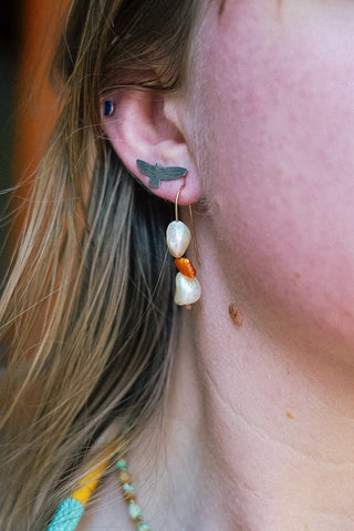 Pearl Cairn Danglers (Made to Order)