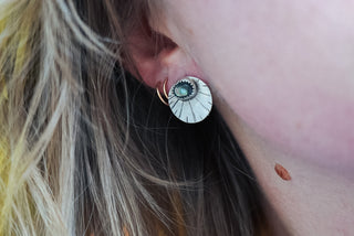 Abalone Sun Ray Studs