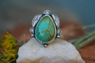 Relic Turquoise Ring: Cowgirl Blossom | Size 7.5