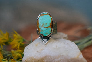 Relic Turquoise Ring: Confluence | Size 7