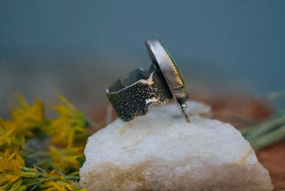 Relic Turquoise Ring: Confluence | Size 7