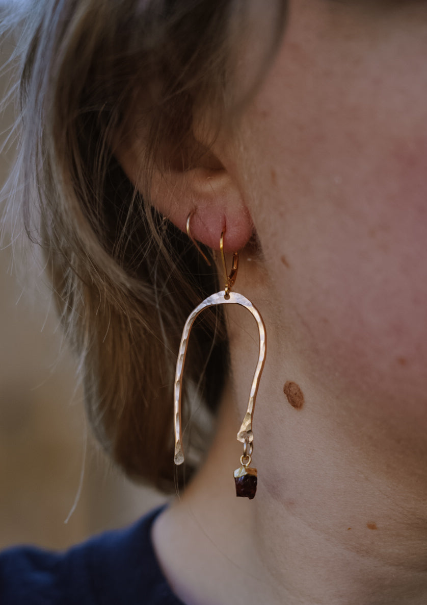 January Birthstone Earrings 1