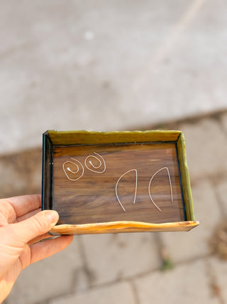 Stained Glass Jewelry Tray + Threaders