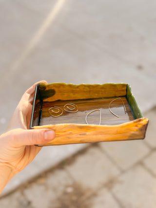 Stained Glass Jewelry Tray + Threaders